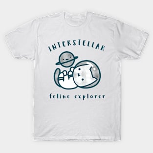 interstellar feline explorer T-Shirt